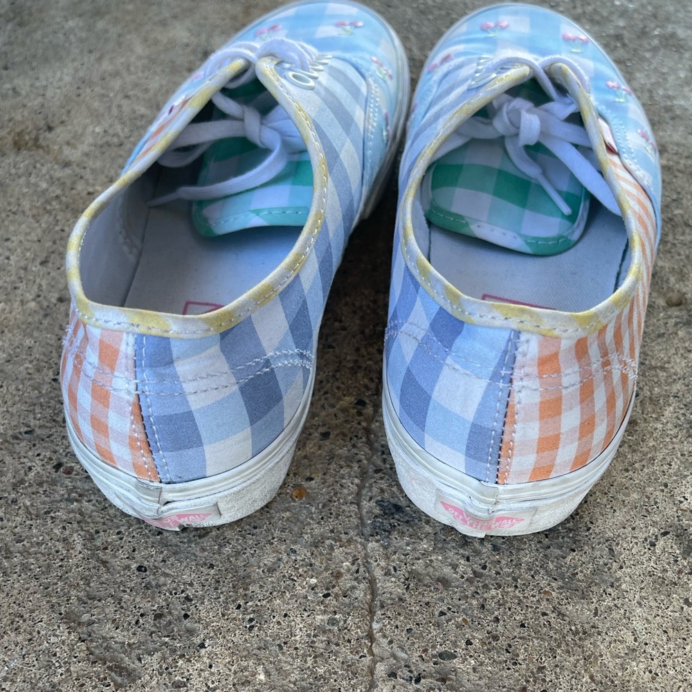 Gingham Block Embroidered Color Patchwork Authent… - image 7